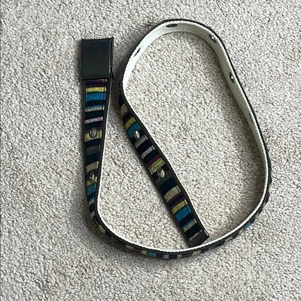 Colorful Striped Belt